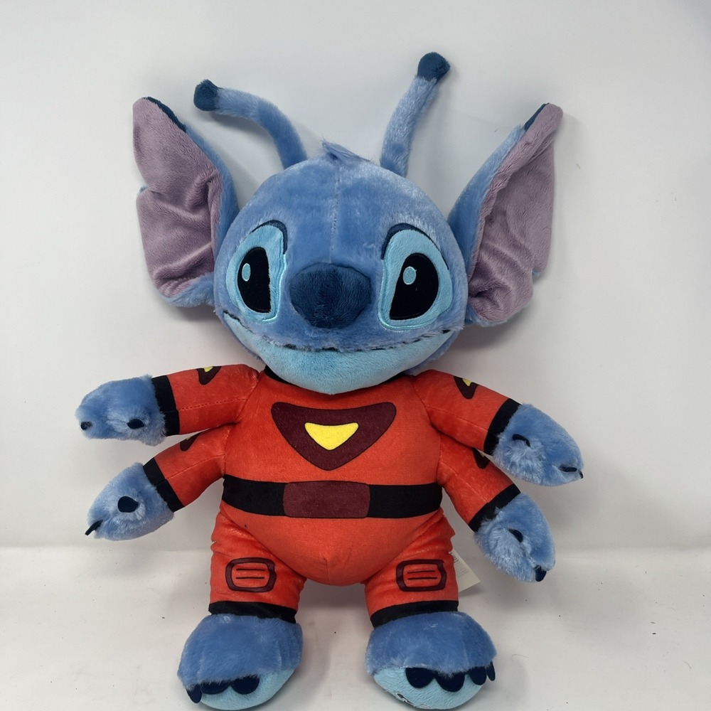 Build A Bear Disney Lilo Stitch Experiment 626 Suit Red Prisoner 16" Plush